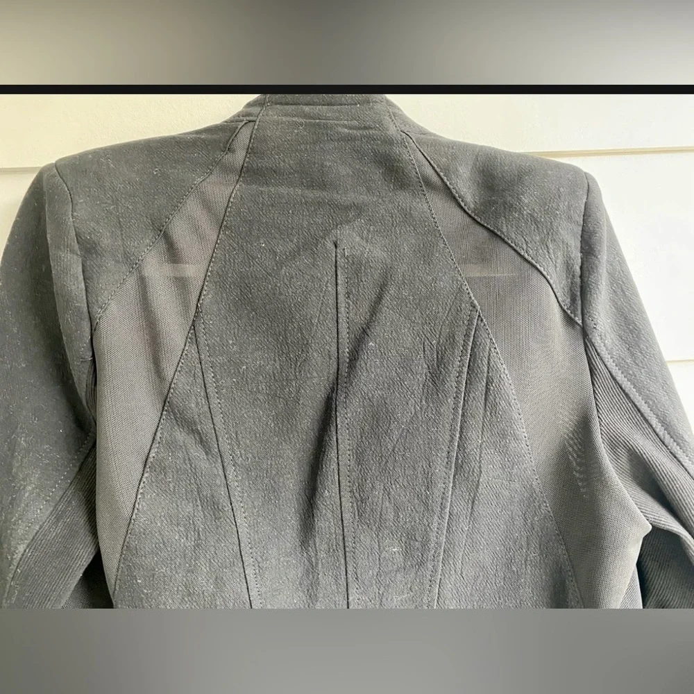 Blank NYC Black Zippered Women's Blazer-Size Large-NWT - Picture 7 of 15